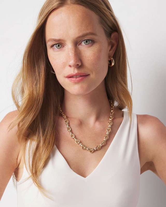 WHBM FORME™ All Ways Stretch Dual Neck Tank White House Black Market